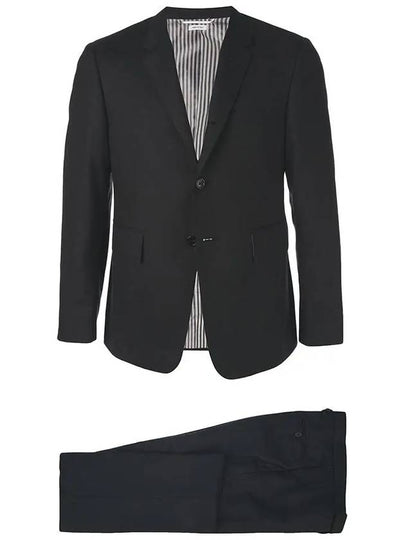 Men's Signature Classic Wool Suit Black - THOM BROWNE - BALAAN 2