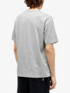 Fire Short Sleeve T-Shirt Grey - A.P.C. - BALAAN 4