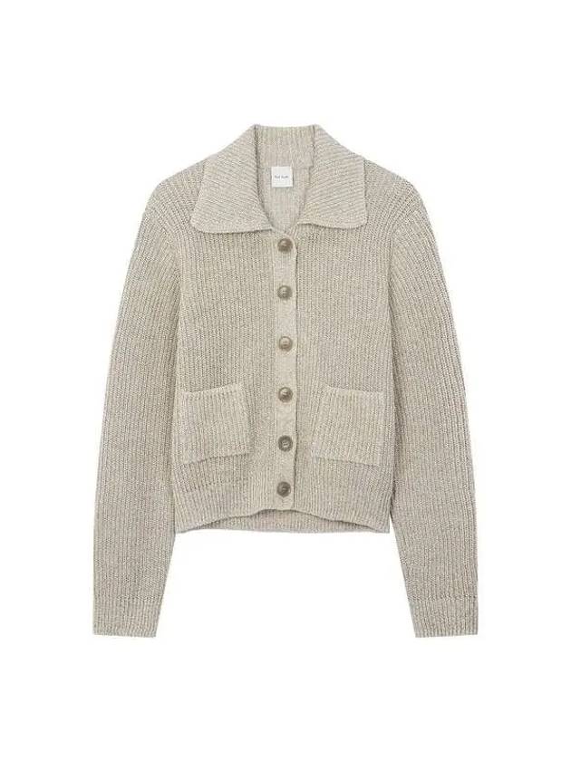 Women s button up collar knit cardigan beige 271679 - PAUL SMITH - BALAAN 1