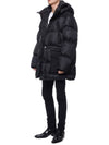 Logo Applique Nylon Puffer Coat Black - BURBERRY - BALAAN 5