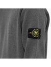 Wappen Patch Crew Neck Sweatshirt Grey - STONE ISLAND - BALAAN 5