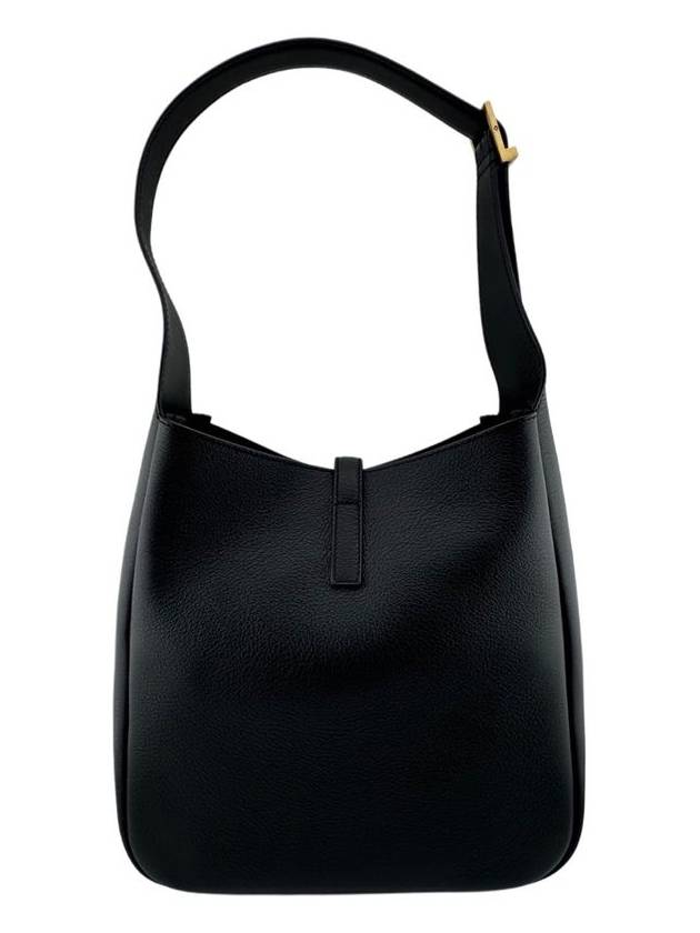 Le 5 A7 Small Hobo Shoulder Bag Black - SAINT LAURENT - BALAAN 4