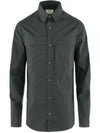 Men s Abisko Trail Long Sleeve Shirt 12600194030 LS M - FJALL RAVEN - BALAAN 2