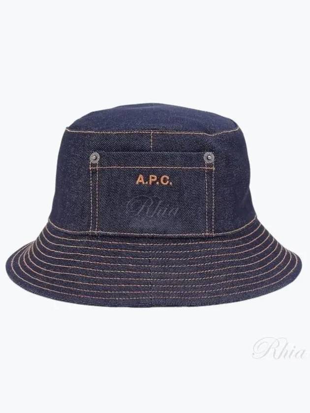 Bob Thais Denim Bucket Hat Indigo - A.P.C. - BALAAN 2