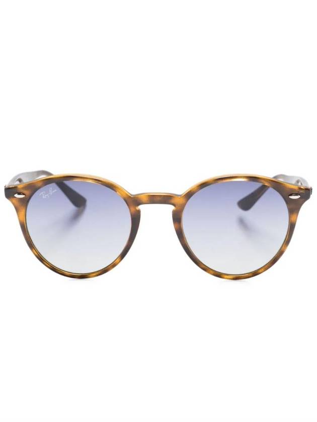 tortoiseshell round frame sunglasses RB2180 - RAY-BAN - BALAAN 1