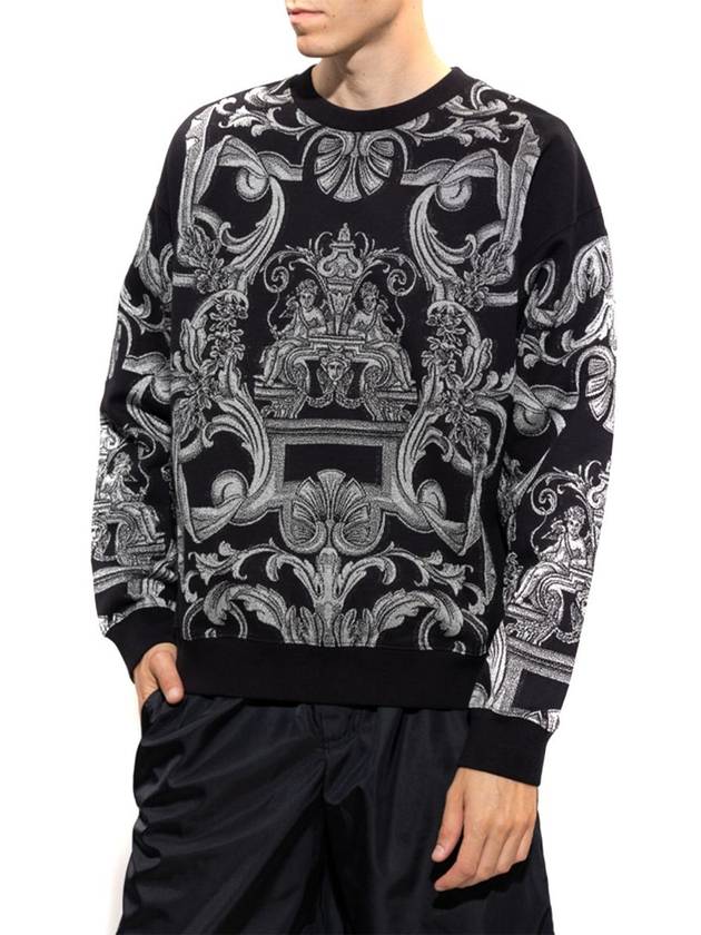 Sweater 1006493 1A04504 2B900 BLACK - VERSACE - BALAAN 3