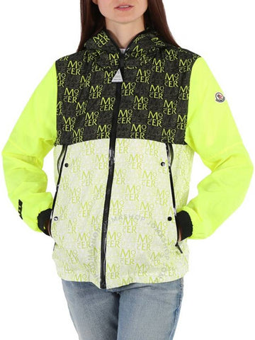 Women s Track Jacket Windbreaker Moncler Ladies Open Yellow Taanlo Hooded Windbreak - MONCLER - BALAAN 1