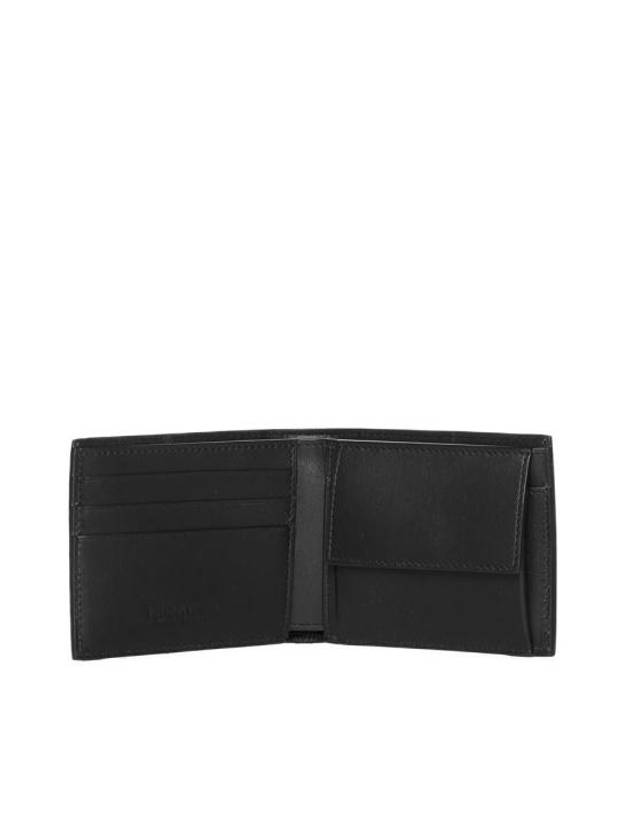 Intrecciato Coin Pocket Half Wallet Black - BOTTEGA VENETA - BALAAN 5