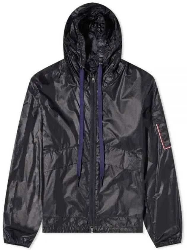 Ebizo Hooded Jacket Night Blue - MONCLER - BALAAN 1