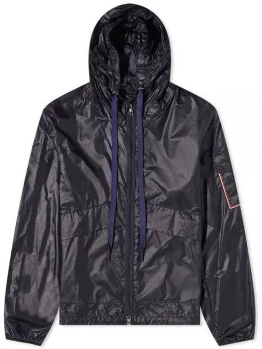 Ebizo Hoodie Jacket Night Blue - MONCLER - BALAAN.