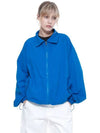 Searsucker Collar Windbreaker Jumper Blue - CHANCE'S NOI - BALAAN 2