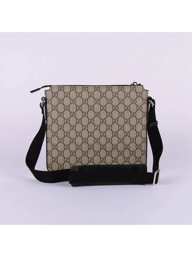 GG Supreme Canvas Small Cross Bag Beige Brown - GUCCI - BALAAN 3