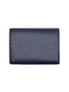 Men's Compact Tri-Fold Leather Half Wallet Black - MARNI - BALAAN 3