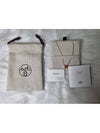 Mini Pop H Pendant Necklace Rose Gold - HERMES - BALAAN 4