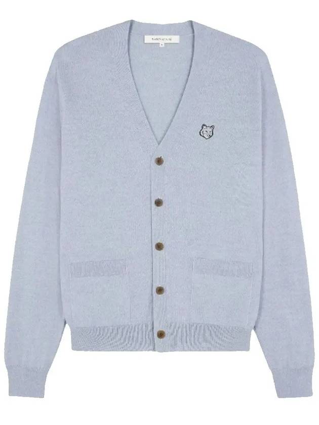 Bold Fox Head Patch Regular Cardigan Black - MAISON KITSUNE - BALAAN 2