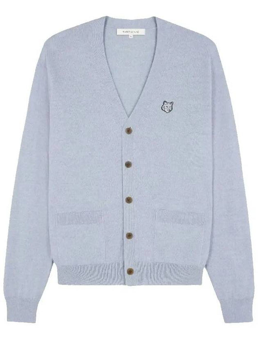 Bold Fox Head Patch Regular Cardigan Black - MAISON KITSUNE - BALAAN 2