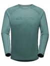 Selun FL Logo Long Sleeve T-shirt Green - MAMMUT - BALAAN 2