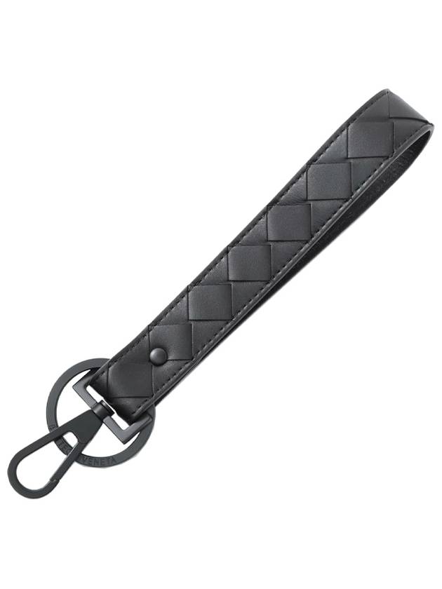 Intrecciato Key Holder Black - BOTTEGA VENETA - BALAAN 2