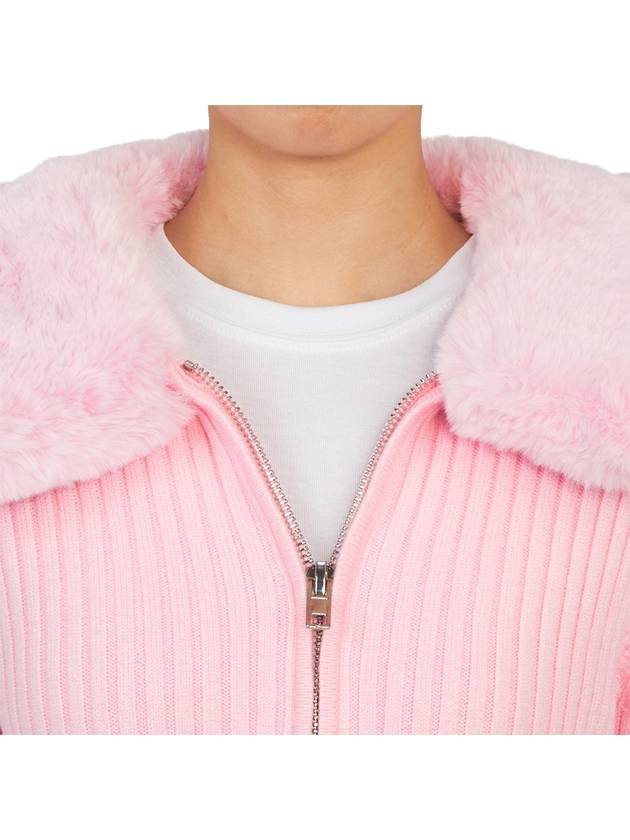 House of Sunny VOL20200 PINK Women s Zip up Cardigan - HAUS OF HONEY - BALAAN 10