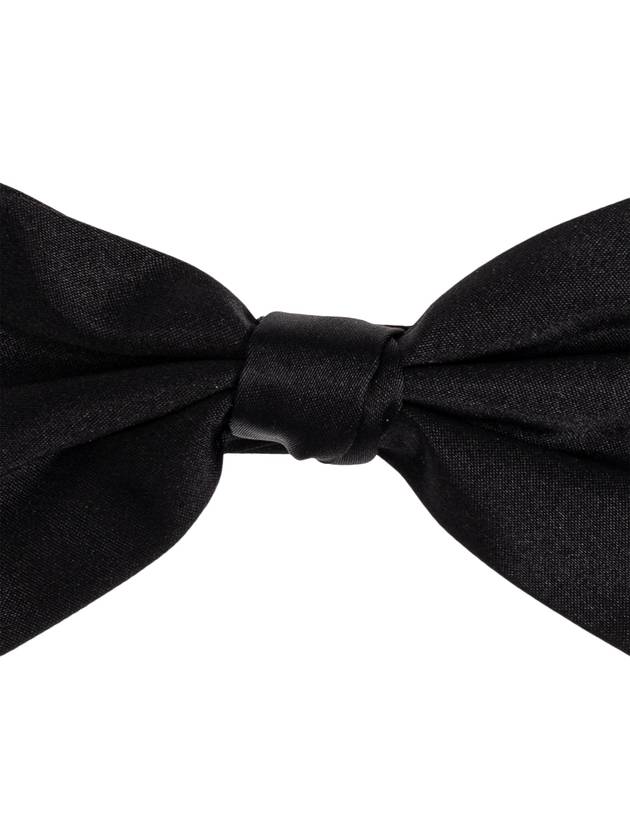 Men s Silk Satin Bow Tie Black - DOLCE&GABBANA - BALAAN 5