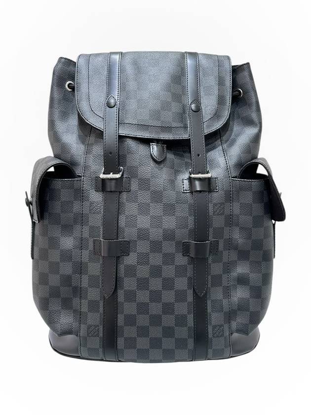 N41379 Damier Graphite Canvas Christopher MM Backpack - LOUIS VUITTON - BALAAN 1