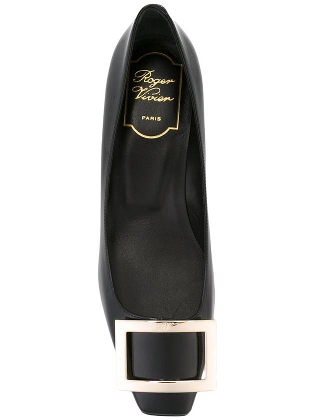 Trompette Metal Buckle Pumps Black - ROGER VIVIER - BALAAN 3