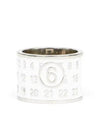 Numeric Minimal Signature Ring Silver - MAISON MARGIELA - BALAAN 2