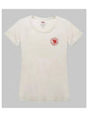 Women's 1960 Logo T-Shirt Chalk White - FJALL RAVEN - BALAAN 2