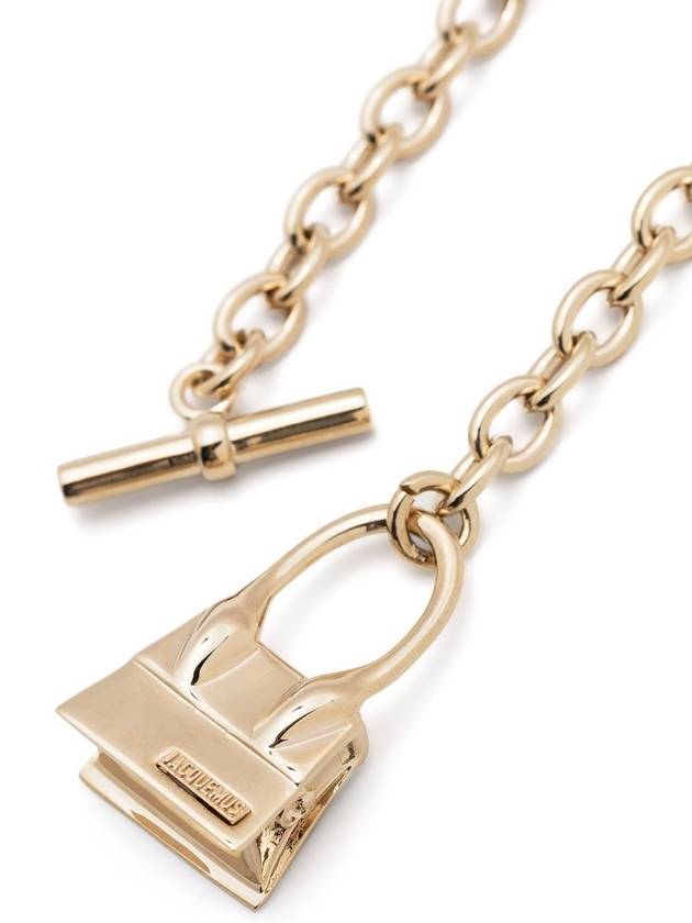 Chiquito Toggle Charm Necklace Gold - JACQUEMUS - BALAAN 4