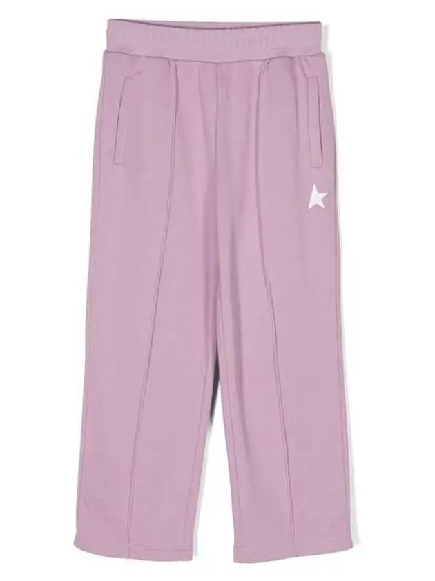 Kids Star Print Track Pants Pink - GOLDEN GOOSE - BALAAN 1