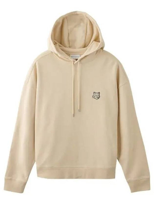 Bold Fox Head Patch Oversize Hoodie Beige - MAISON KITSUNE - BALAAN 2