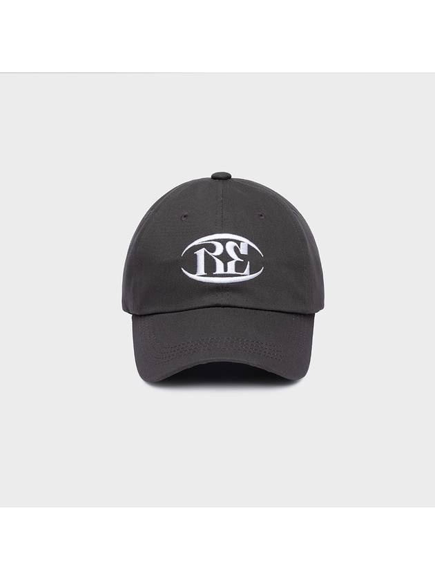 We Glow BIG LOGO BALLCAP CHARCOAL - RECLOW - BALAAN 3