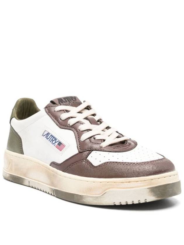 Autry Sup Vint Low Leather Sneakers - AUTRY - BALAAN 3