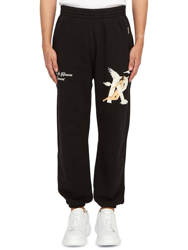 Storms In Heaven Cotton Track Pants Black - REPRESENT - BALAAN 2