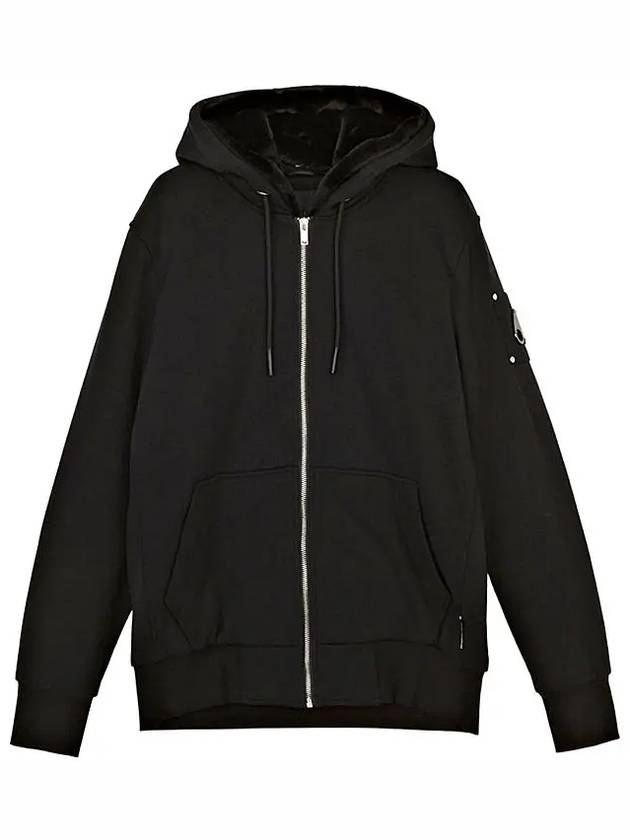 Classic Bunny Zip Up Hoodie Black Lining Black - MOOSE KNUCKLES - BALAAN 2