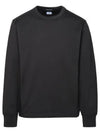 Stretch Fleece Mixed Pocket Sweatshirt Black - CP COMPANY - BALAAN 2