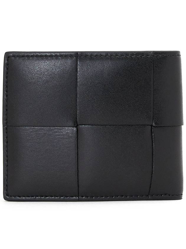 Intrecciato Half Wallet Black - BOTTEGA VENETA - BALAAN 3