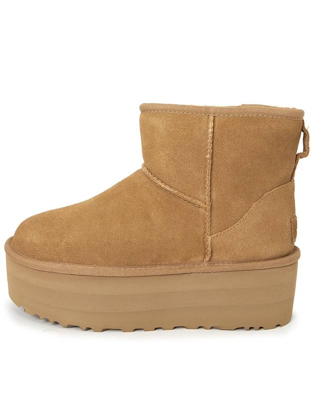 Classic Mini Platform Suede Winter Boots Chestnut - UGG - BALAAN 4