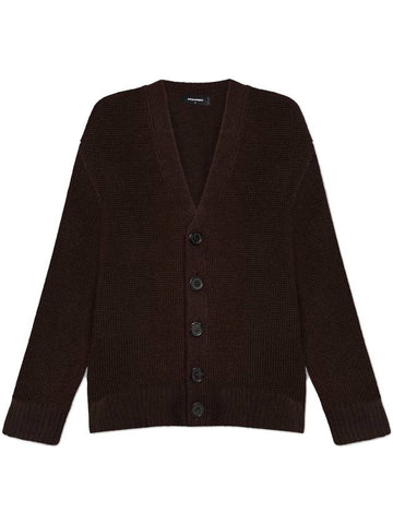 Dsquared2 Wool Cardigan, Women's, Brown - DSQUARED2 - BALAAN 1