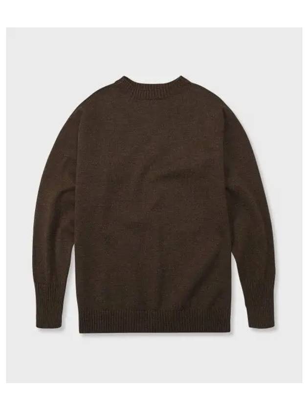 ANDERSEN Seaman Crew Neck Natural Brown - ANDERSEN-ANDERSEN - BALAAN 1