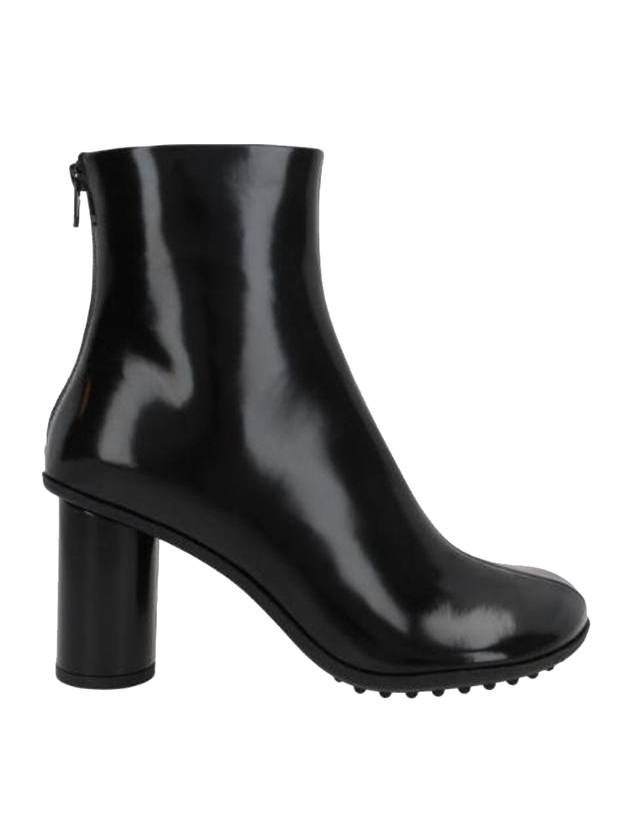 Atomic Leather Ankle Middle Boots Black - BOTTEGA VENETA - BALAAN 1