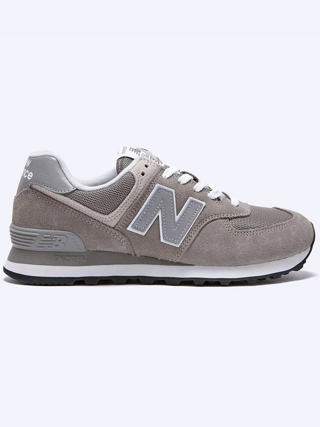 574 Logo Mesh Low Top Sneakers Grey - NEW BALANCE - BALAAN 3