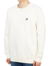 Grey Fox Head Patch Classic Sweatshirt White - MAISON KITSUNE - BALAAN 3