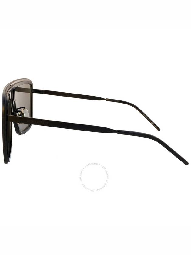 Saint Laurent Silver Mirror Shield Unisex Sunglasses SL 364 MASK 003 99 - SAINT LAURENT - BALAAN 3