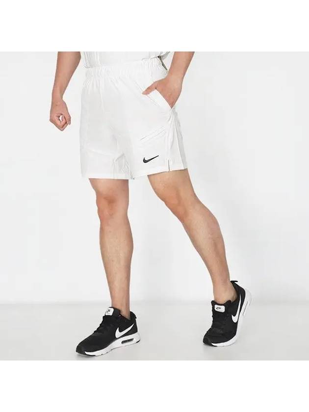 Court Advantage Dri Fit 7 Inch Tennis Shorts White - NIKE - BALAAN 2