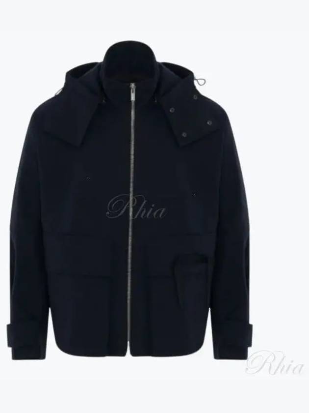 Le Blouson Molhaddo Hooded Military Parka Navy - JACQUEMUS - BALAAN 2