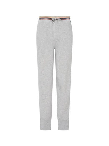 Striped banding jogger pants melange gray 271131 - PAUL SMITH - BALAAN 1