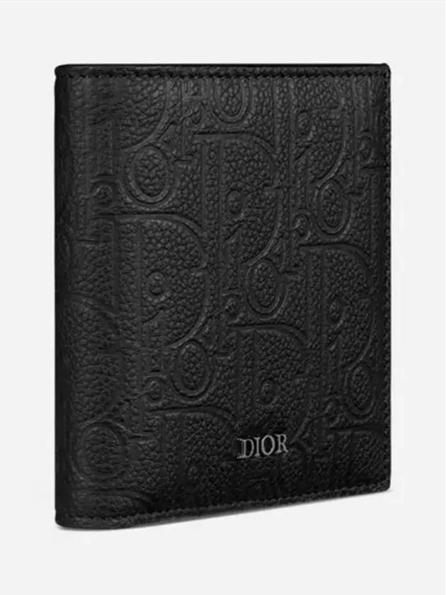 Gravity Leather Half Wallet Black - DIOR - BALAAN 3