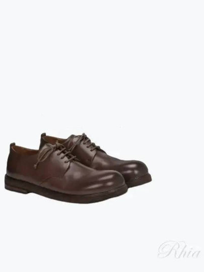 Men s Zucca Zepa Smooth Leather Lace Up Derby Brown - MARSELL - BALAAN 2