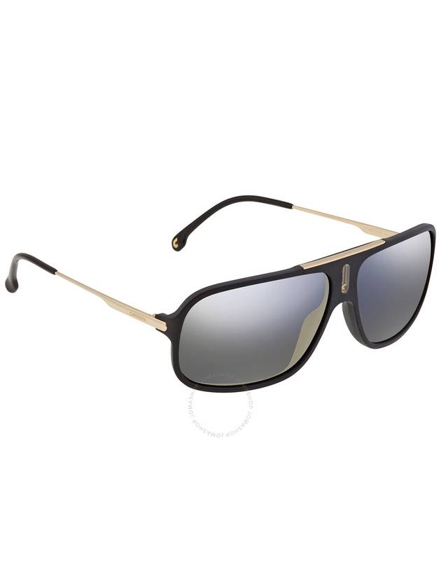 Carrera Grey Gold Mirror Pilot Unisex Sunglasses COOL65 0I46/JO 64 - CARRERA - BALAAN 2